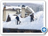 Déneigement de toiture