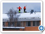 Maintenance hivernale, déneigement de toiture